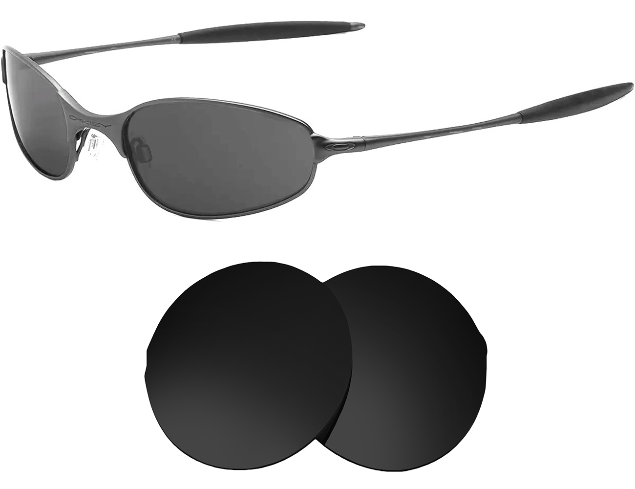 Replacement Lenses for Oakley C Wire (2000) Polarized & UV